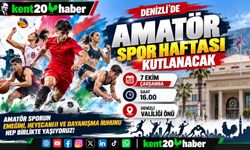 Denizli’de Amatör Spor Haftası Kutlanacak