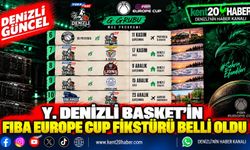Y. Denizli Basket’in FIBA Europe Cup Fikstürü Belli Oldu