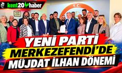 YENİ PARTİ MERKEZEFENDİ İLÇE YÖNETİMİ MAZBATASINI ALDI