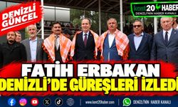 Fatih Erbakan Denizli’de Güreşleri İzledi