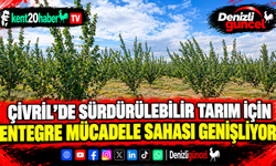 Çivril’de sürdürülebilir tarım için entegre mücadele sahası genişliyor