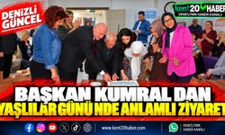 Başkan Kumral'dan Yaşlılar Günü'nde anlamlı ziyaret