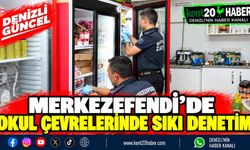 Merkezefendi'de Okul Çevrelerinde Sıkı Denetim