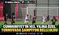 Cumhuriyet’in 103. yılına özel turnuvada şampiyon belli oldu