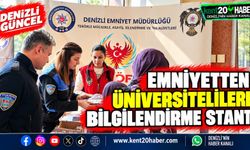 Emniyetten üniversitelilere bilgilendirme stantı