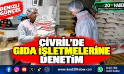 Çivril’de gıda işletmelerine denetim