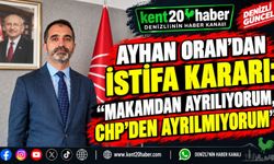 Ayhan Oran’dan İstifa Kararı: “Makamdan Ayrılıyorum, CHP’den Ayrılmıyorum”