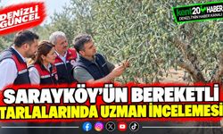 Sarayköy’ün bereketli tarlalarında uzman incelemesi