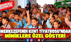 Merkezefendi Kent Tiyatrosu'ndan miniklere özel gösteri