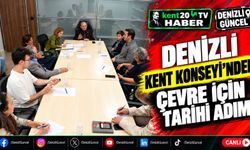 Denizli Kent Konseyi’nden çevre için tarihi adım