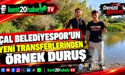 Çal Belediyespor’un yeni transferlerinden örnek duruş