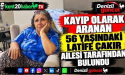Kayıp Olarak Aranan 56 Yaşındaki Latife Çakır Ailesi Tarafından Bulundu
