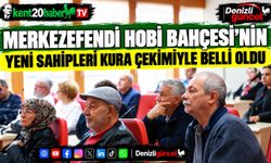 Merkezefendi Hobi Bahçesi’nin Yeni Sahipleri Kura Çekimiyle Belli Oldu