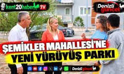 ŞEMİKLER MAHALLESİ'NE YENİ YÜRÜYÜŞ PARKI
