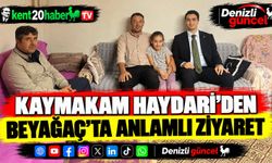 Kaymakam Haydari’den Beyağaç’ta Anlamlı Ziyaret