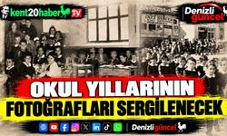 Okul yıllarının fotoğrafları sergilenecek