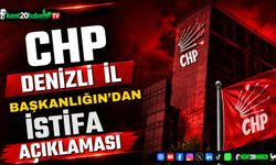 CHP Denizli İl Başkanlığı’ndan 'istifa' açıklaması