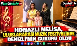 Honazlı Melisa, uluslararası müzik festivalinde Denizli’nin gururu oldu