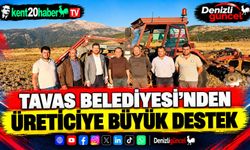 Tavas Belediyesi'nden üreticiye büyük destek
