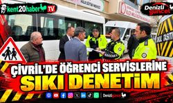 Çivril’de Öğrenci Servislerine Sıkı Denetim