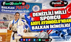 Denizlili Milli Sporcu Arife Aydınoğlu’ndan Balkan İkinciliği