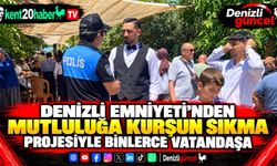 Denizli Emniyeti’nden Mutluluğa Kurşun Sıkma Projesiyle Binlerce Vatandaşa