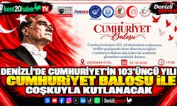 Denizli’de Cumhuriyet’in 103’üncü Yılı Cumhuriyet Balosu ile Coşkuyla Kutlanacak