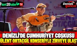 Denizli’de Cumhuriyet coşkusu Bülent Ortaçgil konseriyle zirveye ulaştı
