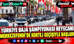 Türkiye Baja Şampiyonası Heyecanı Merkezefendi’de Kortej Geçişiyle Başladı