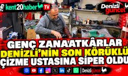Genç zanaatkârlar, Denizli’nin son körüklü çizme ustasına siper oldu