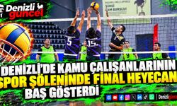 Denizli’de kamu çalışanlarının spor şöleninde final heyecanı baş gösterdi