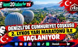 Denizli'de Cumhuriyet coşkusu 2. Lykos Yarı Maratonu ile taçlanıyor