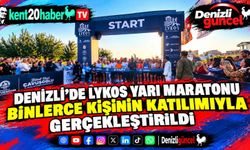 Denizli’de Lykos Yarı Maratonu Binlerce Kişinin Katılımıyla Gerçekleştirildi