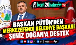 Başkan Pütün’den Merkezefendi Belediye Başkanı Şeniz Doğan’a Destek