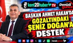 Başkan Ahmet Hakan’dan Gözaltındaki Şeniz Doğan’a Destek