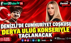 Denizli'de Cumhuriyet Coşkusu Derya Uluğ Konseriyle Taçlanacak