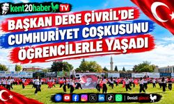 Başkan Dere Çivril'de Cumhuriyet Coşkusunu Öğrencilerle Yaşadı