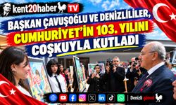 Başkan Çavuşoğlu ve Denizlililer, Cumhuriyet'in 103. Yılını Coşkuyla Kutladı
