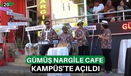 Gümüş Nargile Cafe Kampüs'te Açıldı