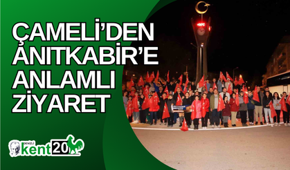 Çameli’den Anıtkabir’e anlamlı ziyaret