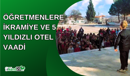 Ödevleri kaldırıp tatilleri uzatan minik bakandan öğretmenlere ikramiye ve 5 yıldızlı otel vaadi
