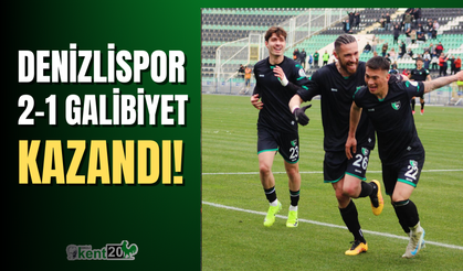 Denizlispor galibiyeti yeşilsiyahlılara moral oldu!