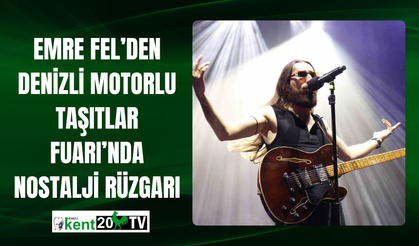 Emre Fel’den Denizli Motorlu Taşıtlar Fuarı’nda Nostalji Rüzgarı