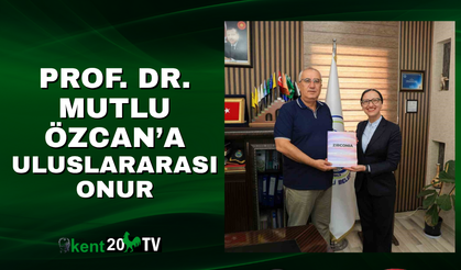Prof. Dr. Mutlu Özcan’a Uluslararası Onur