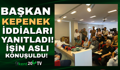 Başkan Yüksel Kepenek, basın açıklaması yaptı!