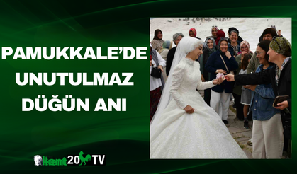 Pamukkale’de Unutulmaz Düğün Anı