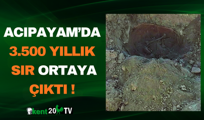 “Acıpayam’da 3.500 Yıllık Sır Ortaya Çıktı”
