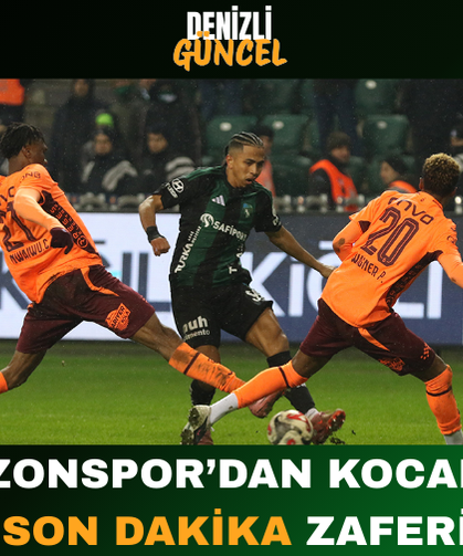 Trabzonspor’dan Kocaeli’de Son Dakika Zaferi