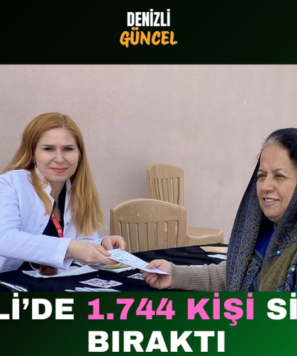 Denizli’de 1.744 Kişi Sigarayı Bıraktı