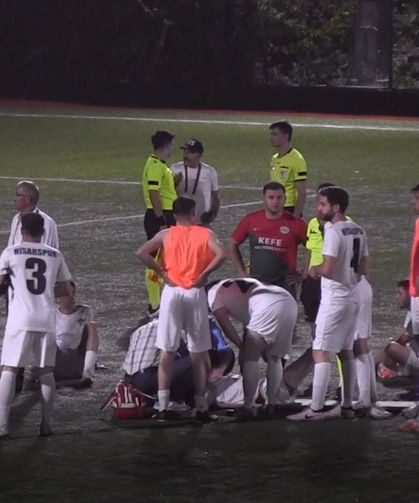 Yatağanspor - Hisarspor Maçında Yürekleri Ağza Getiren Çarpışma